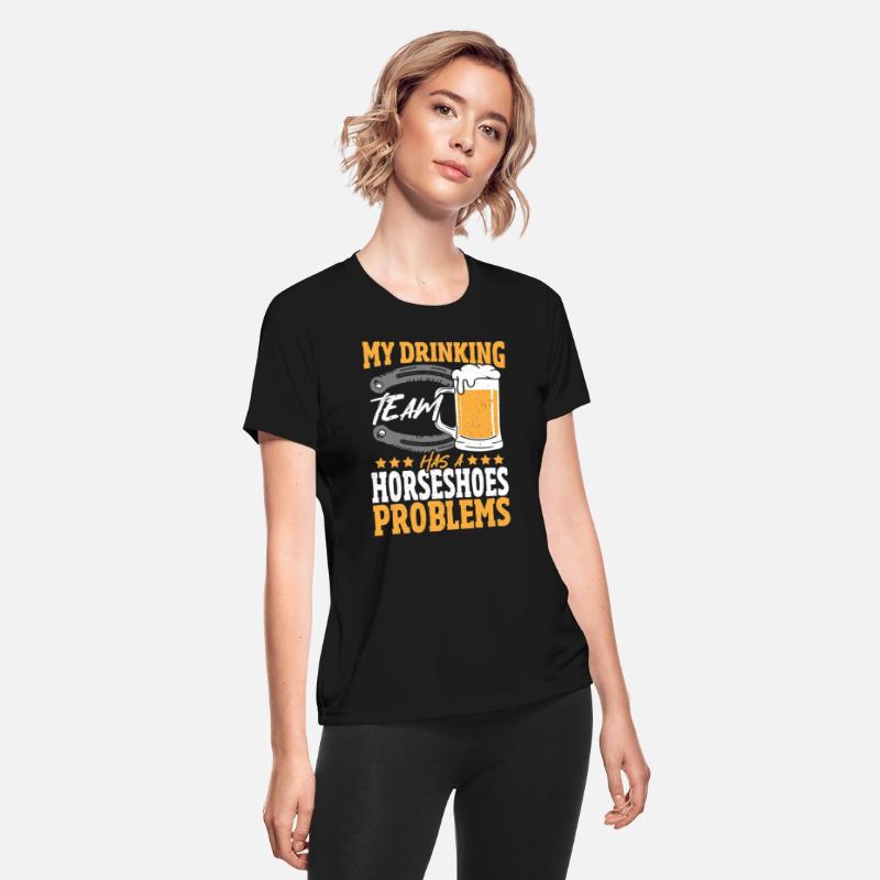 My Drinking Team Has A Horseshoes Problems