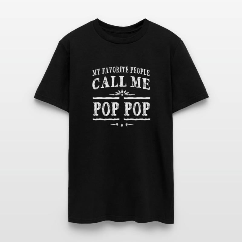 My Favorite People Call Me Pop Pop Grandpa Gift Me