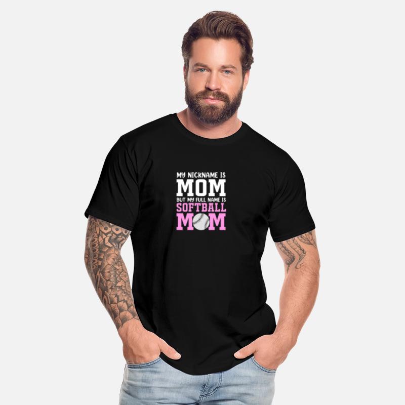 My Nickname Is Mom Funny Softball Mom