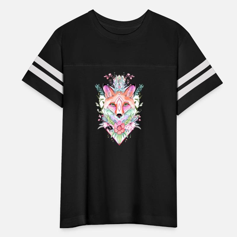 Mystical Fox with Floral Aura