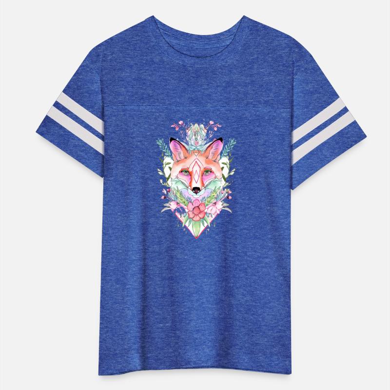 Mystical Fox with Floral Aura