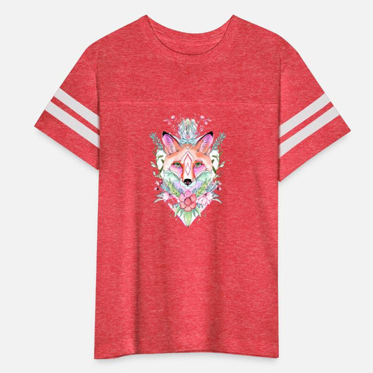 Mystical Fox with Floral Aura