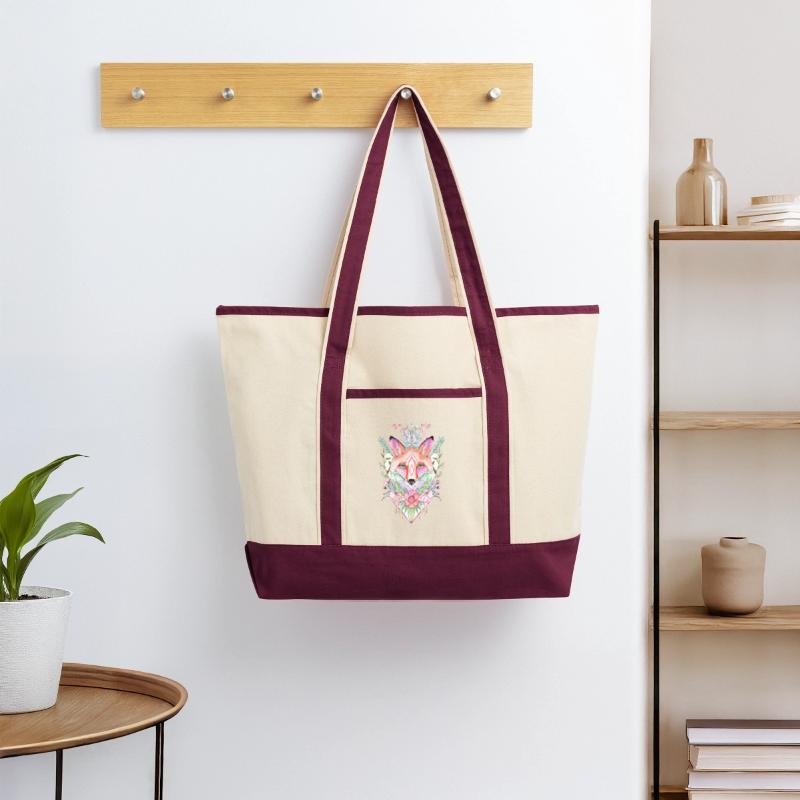 Mystical Fox with Floral Aura