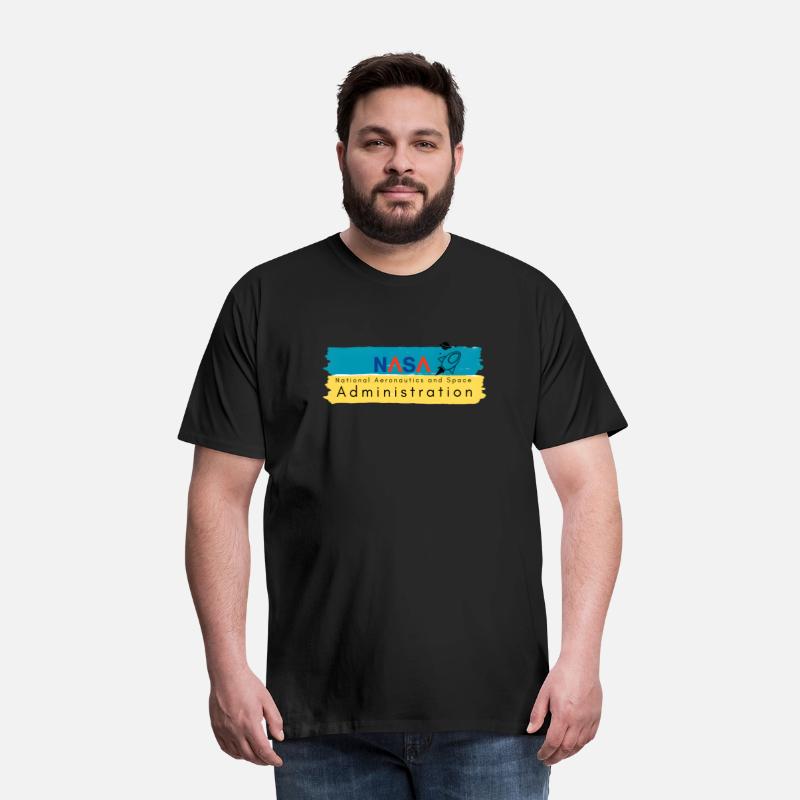 NASA worm logo space vintage premium t-shirt desig
