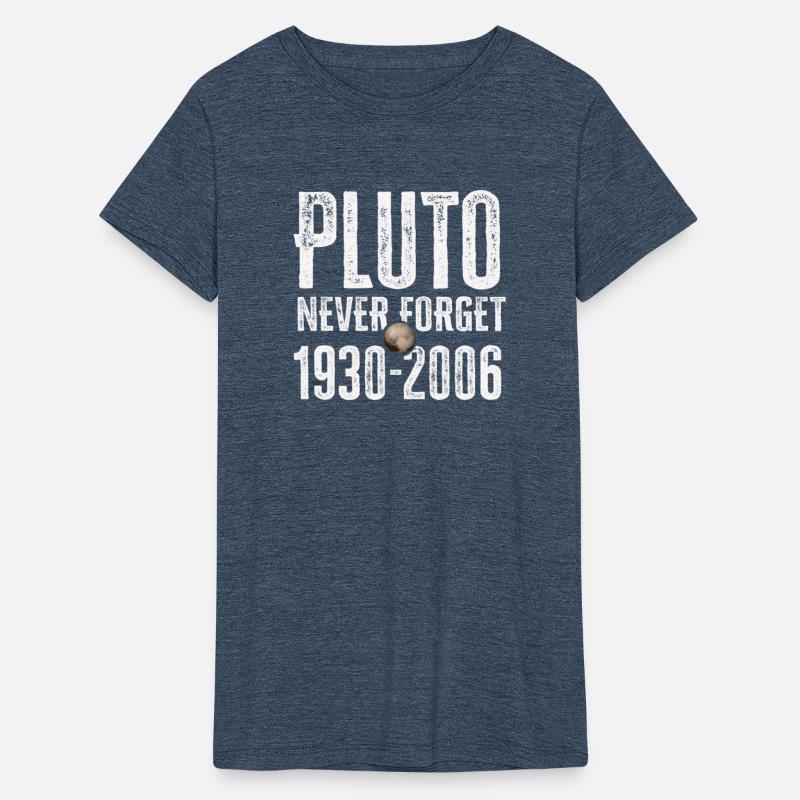 Never Forget Pluto Design Retro Style Funny Space