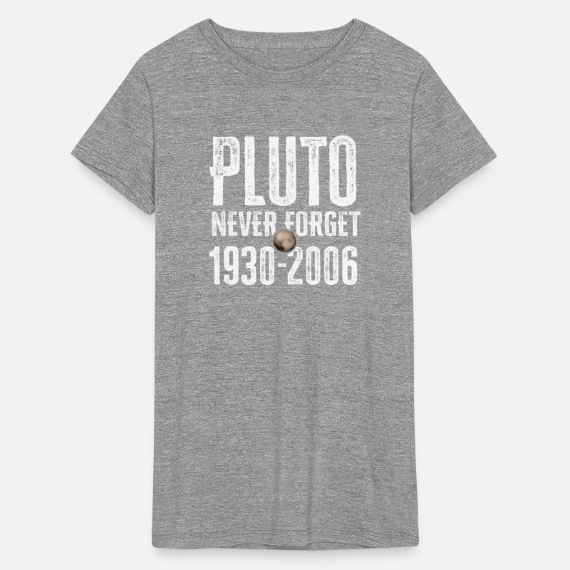 Never Forget Pluto Design Retro Style Funny Space