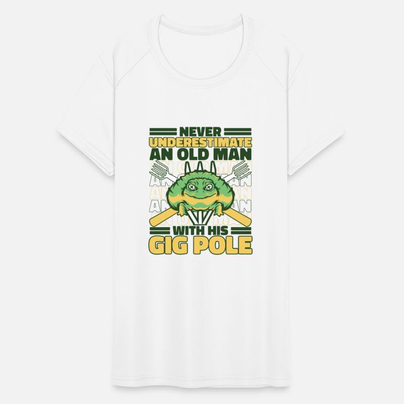Never Underestimate An Old Man With Gig Pole Frog