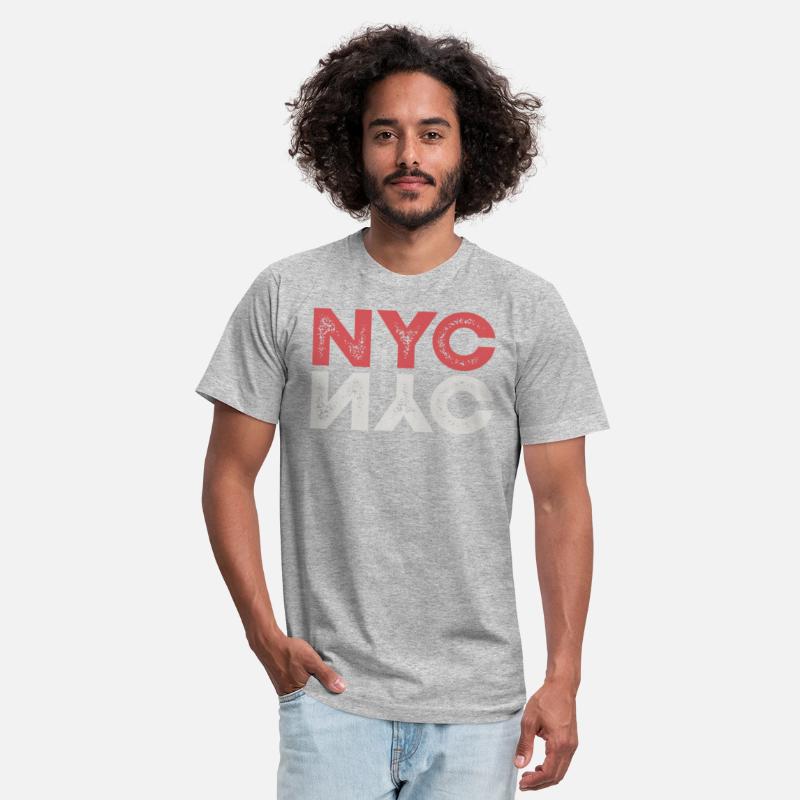 New York City Nyc With Textured Lettering