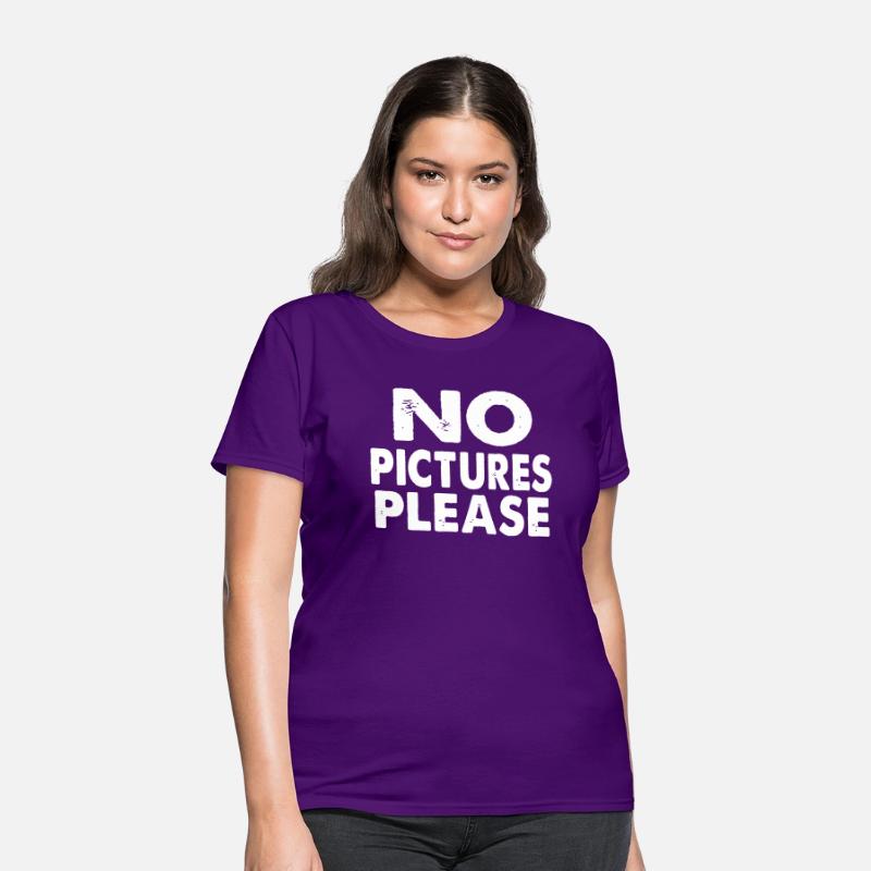 no pictures t-shirt