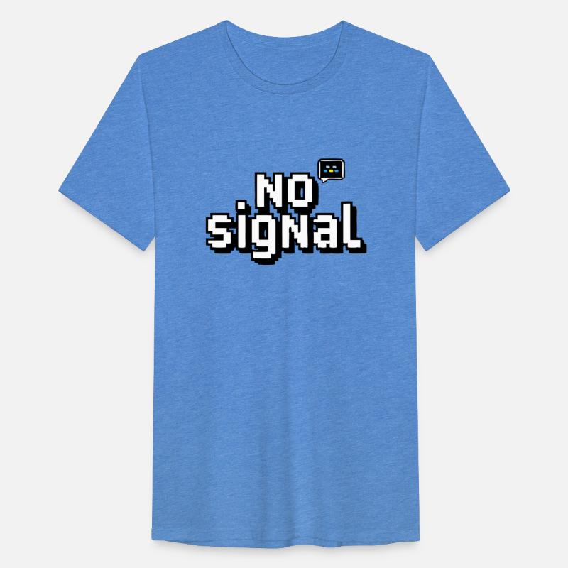 "NO SIGNAL" – Pixel Style TV Signal Error Art