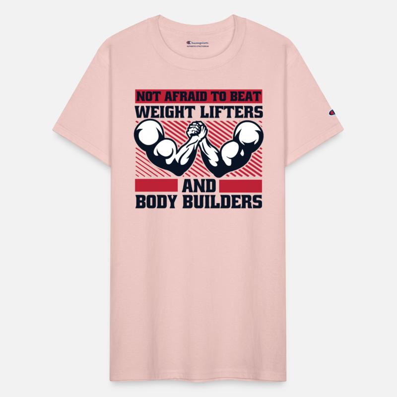 Not Afraid To Beat Weight Lifters Exercise Arm