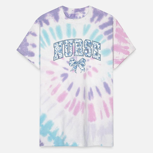 Nurse Chinoiserie Blue Coquette Bow