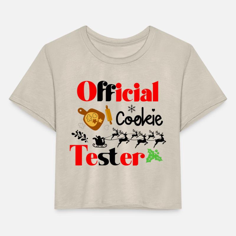 Official cookie tester family christmas design.