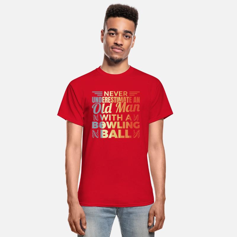 Old Man Bowling Player