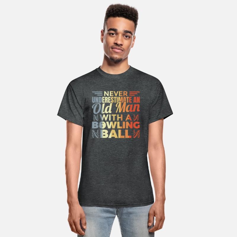 Old Man Bowling Player