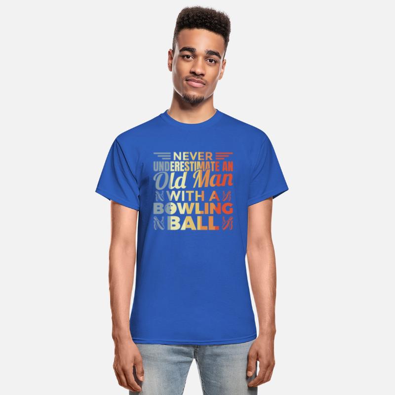 Old Man Bowling Player