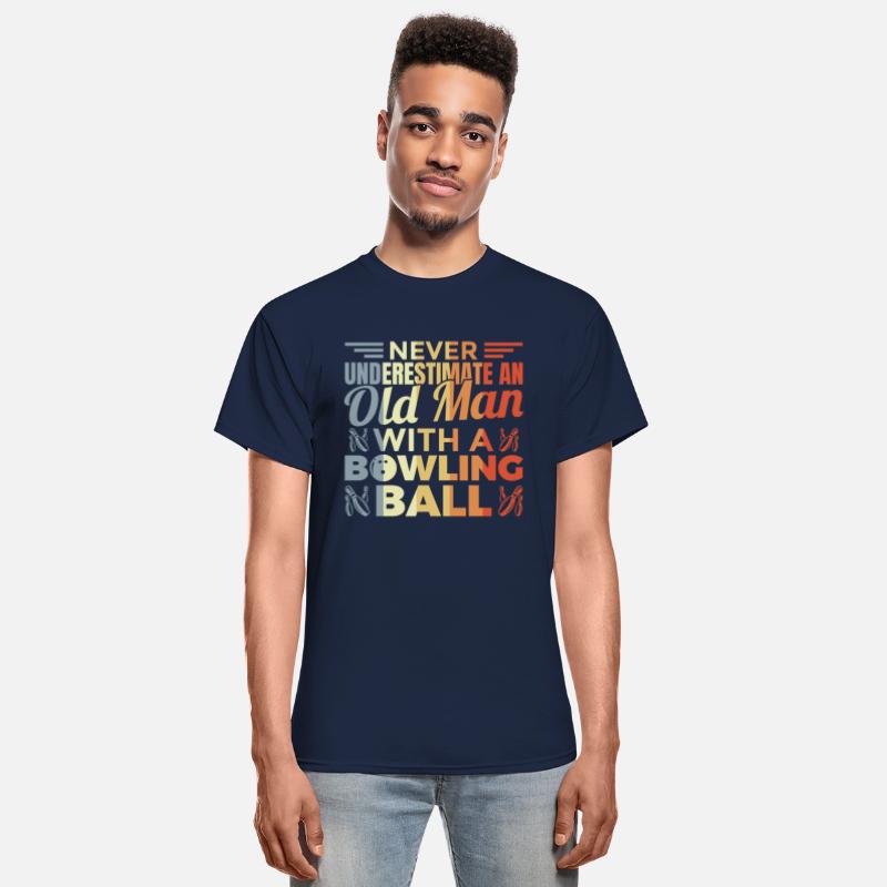 Old Man Bowling Player