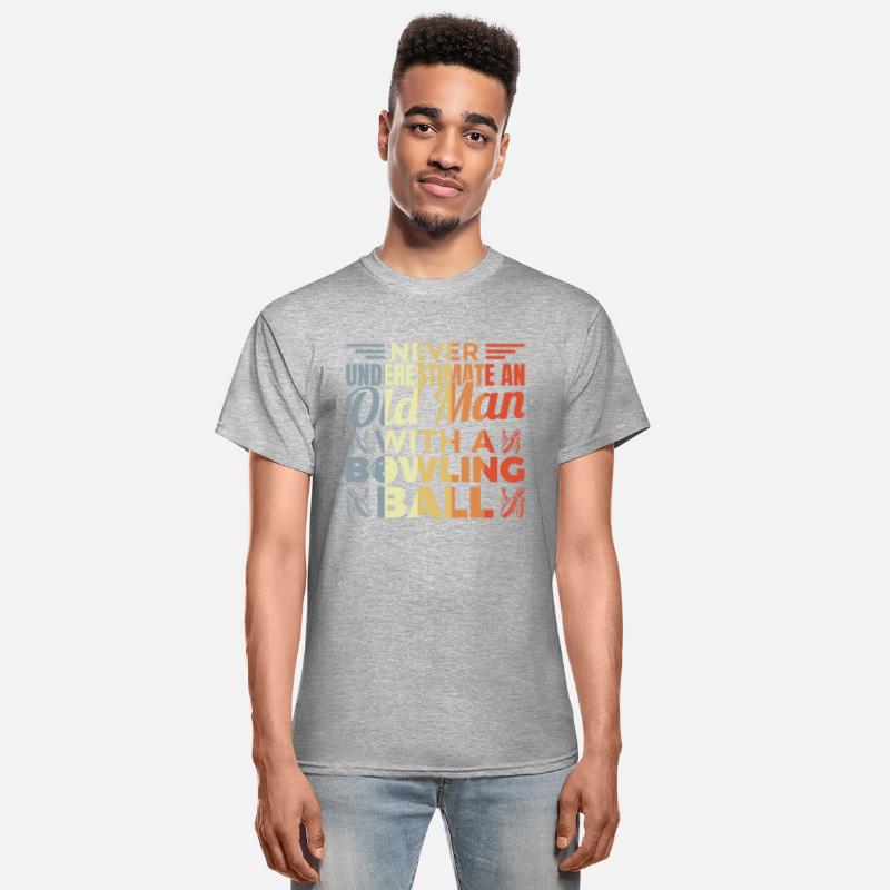 Old Man Bowling Player