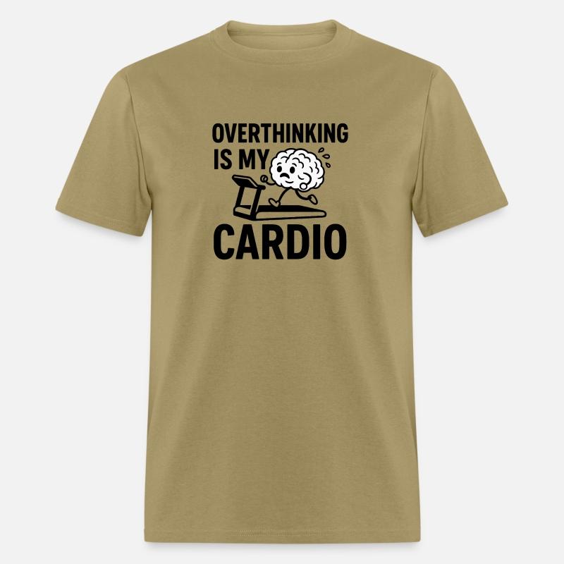 Overthinking Is My Cardio – Funny Brain Running