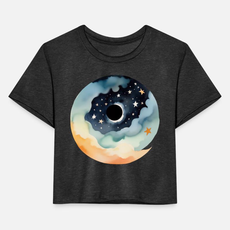 Pastel Watercolor Black Hole