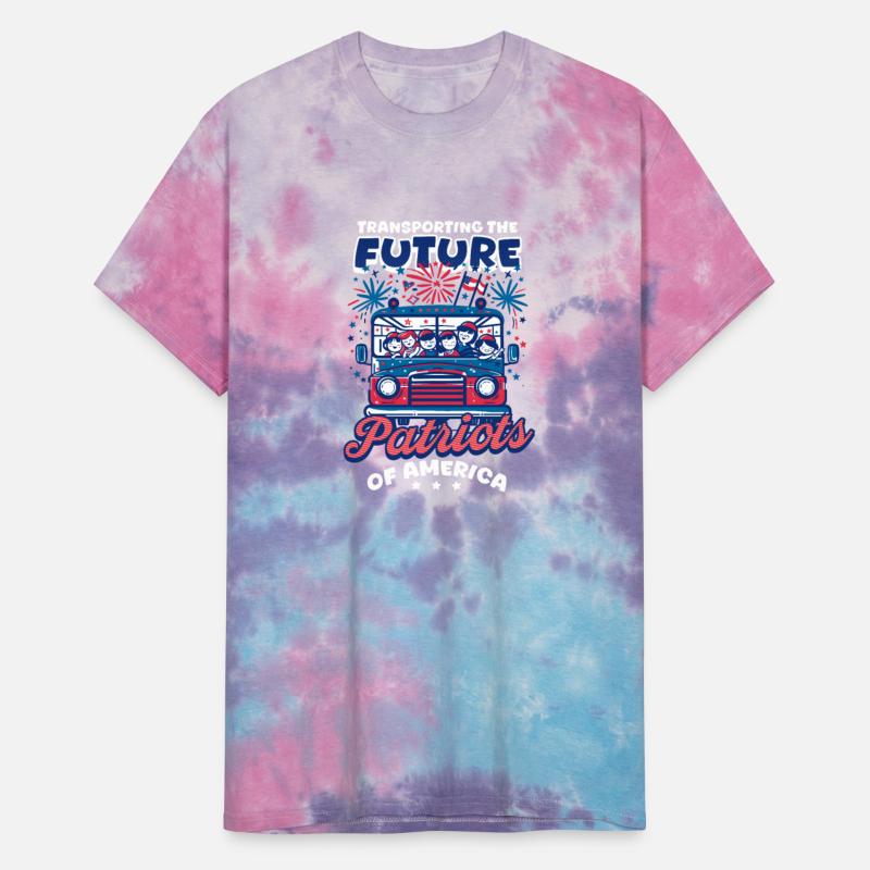 Patriotic Bus Driver Transporting Future Patriots