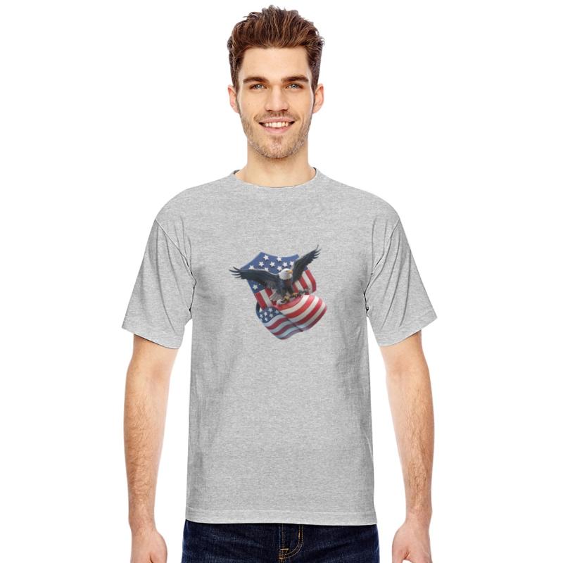 Patriotic Flying Eagle with American Flag