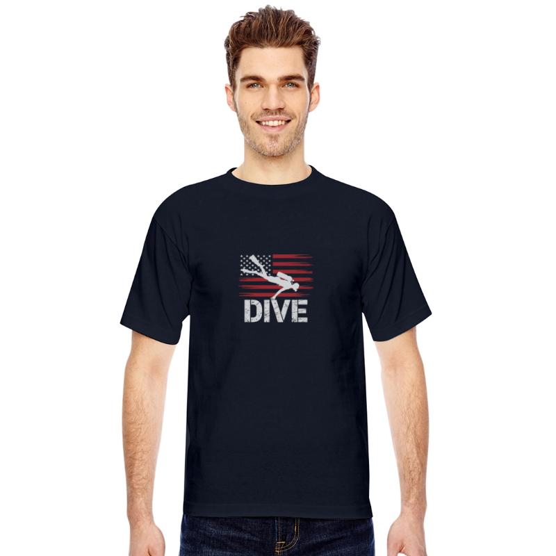 Patriotic Scuba Diver American Flag Scuba Diving