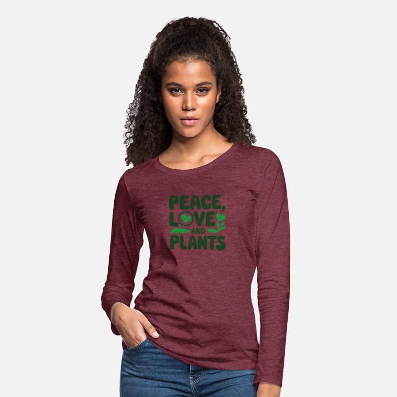 Peace Love & Plants - Funny Garden Gift Idea