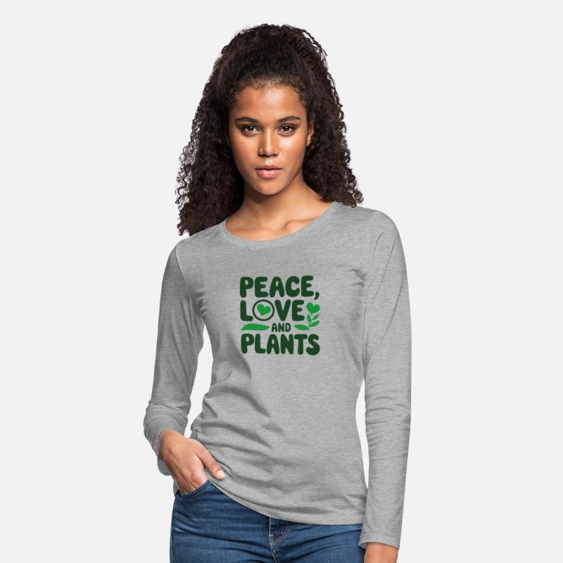 Peace Love & Plants - Funny Garden Gift Idea