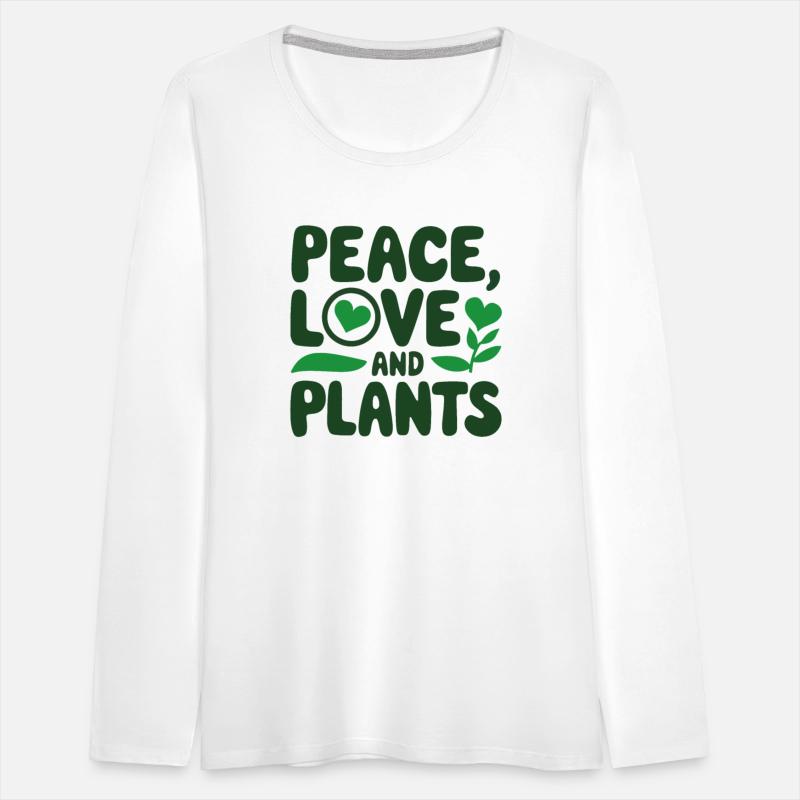 Peace Love & Plants - Funny Garden Gift Idea