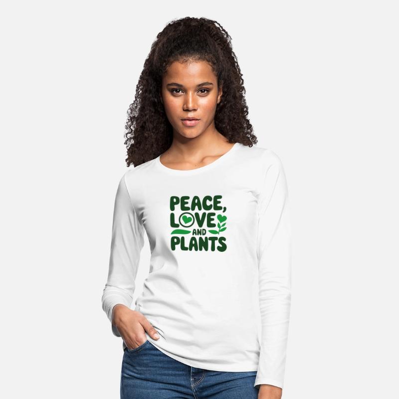 Peace Love & Plants - Funny Garden Gift Idea