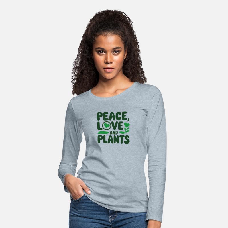 Peace Love & Plants - Funny Garden Gift Idea