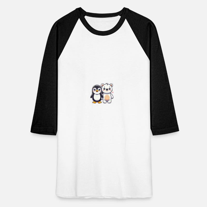 Pengiun And Ice Bear Friends Holding Hands