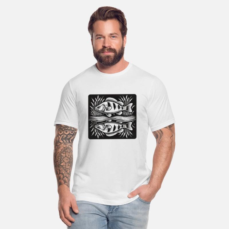 Perch fish angel design