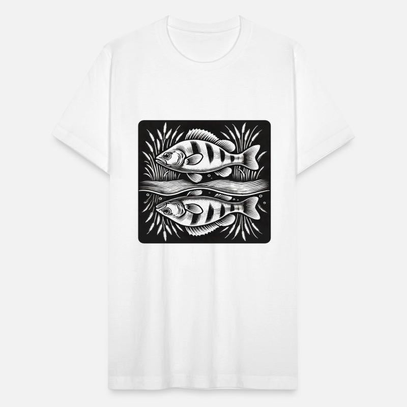 Perch fish angel design