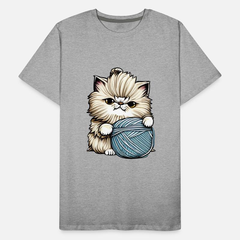 Persian Cat Kitten Yarn Fiesta