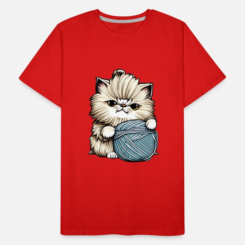 Persian Cat Kitten Yarn Fiesta