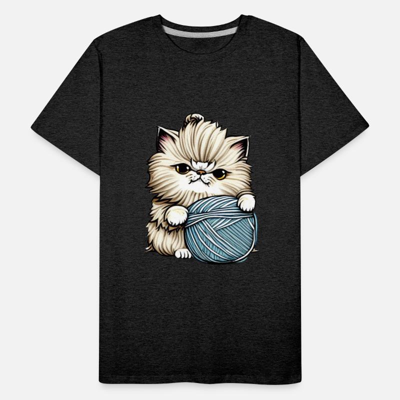 Persian Cat Kitten Yarn Fiesta