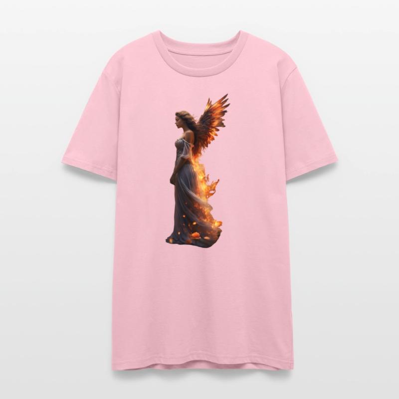 Phoenix Wings Angel Woman with Butterflies