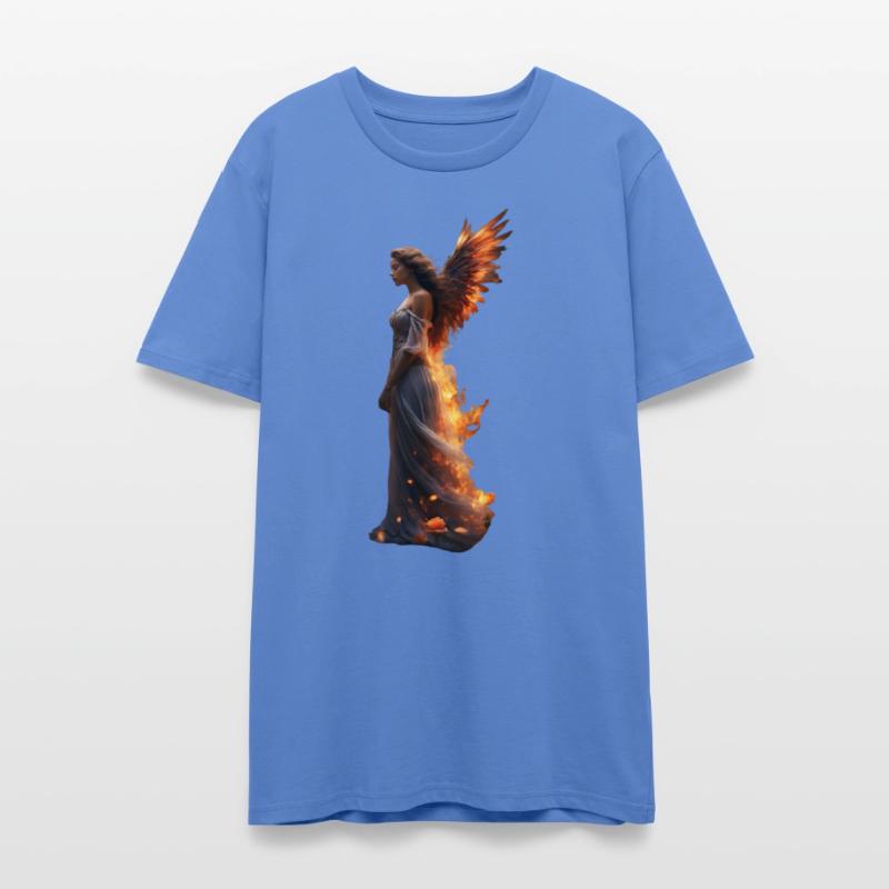 Phoenix Wings Angel Woman with Butterflies