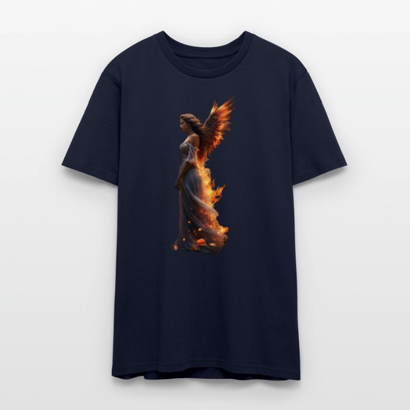 Phoenix Wings Angel Woman with Butterflies