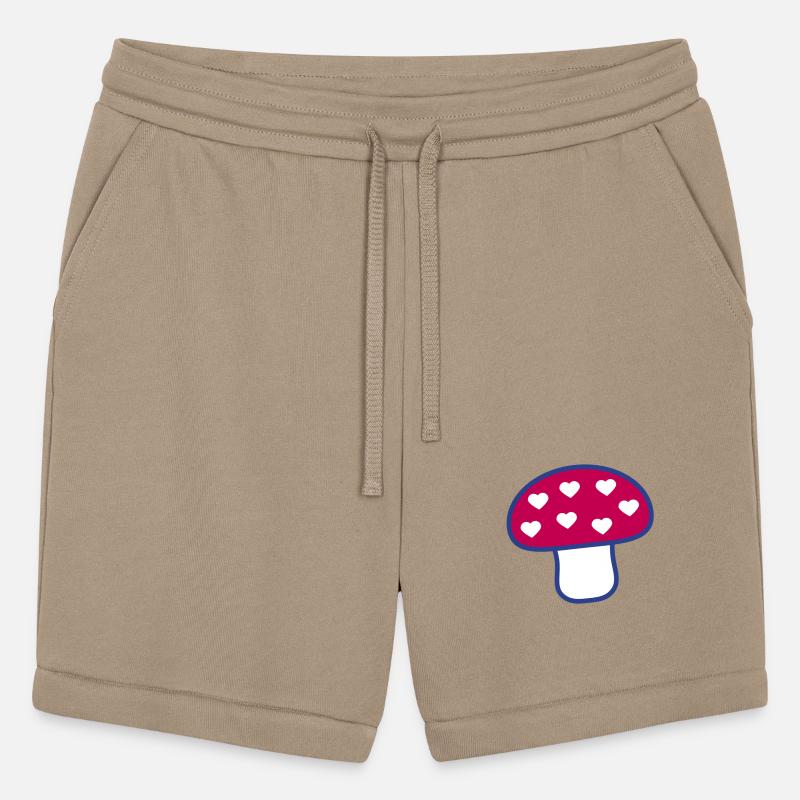 Pink Mushroom Glowing Color Love Cool Heart Fungus