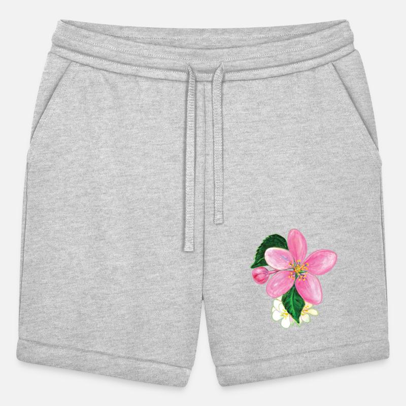 Pink Nectarine Blossom Flower Illustration