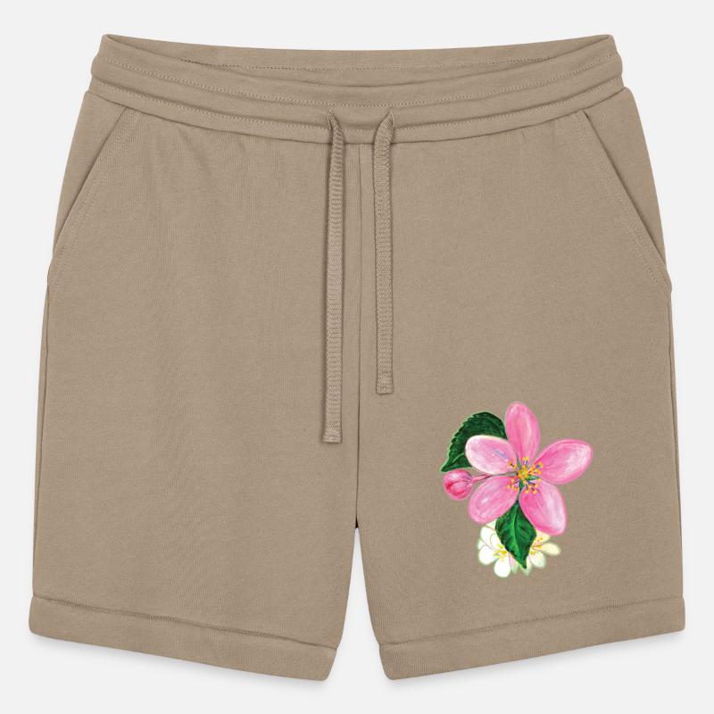 Pink Nectarine Blossom Flower Illustration