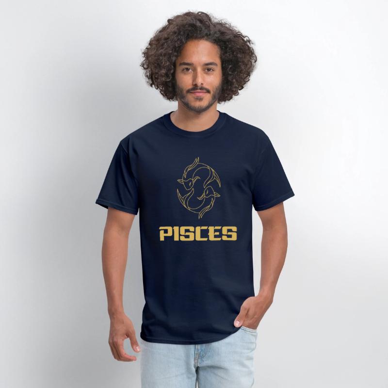 Pisces Zodiac Sign, astrology design, the fish
