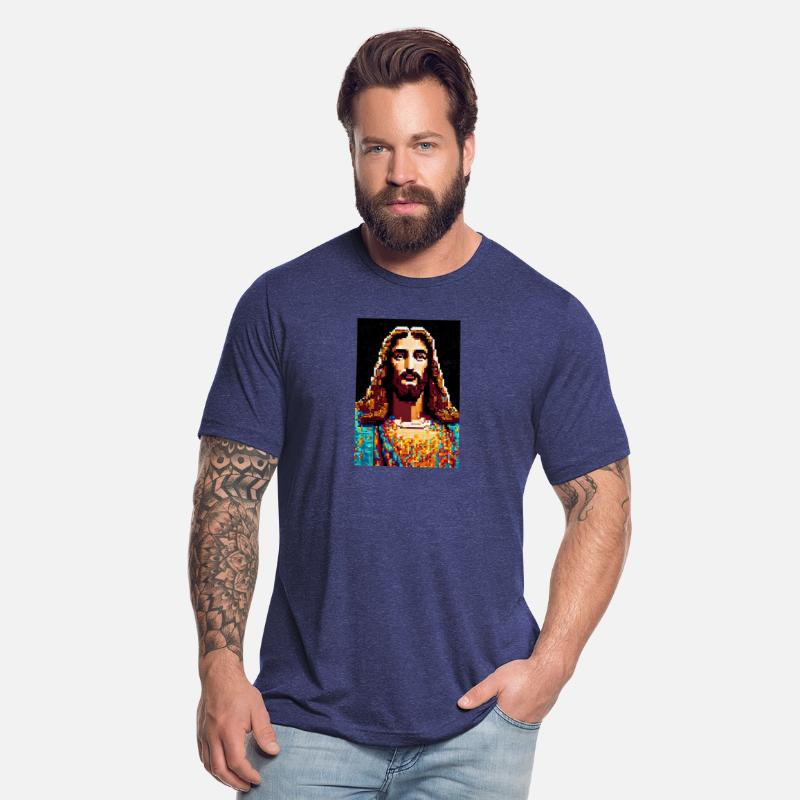 Pixelated Jesus Christ