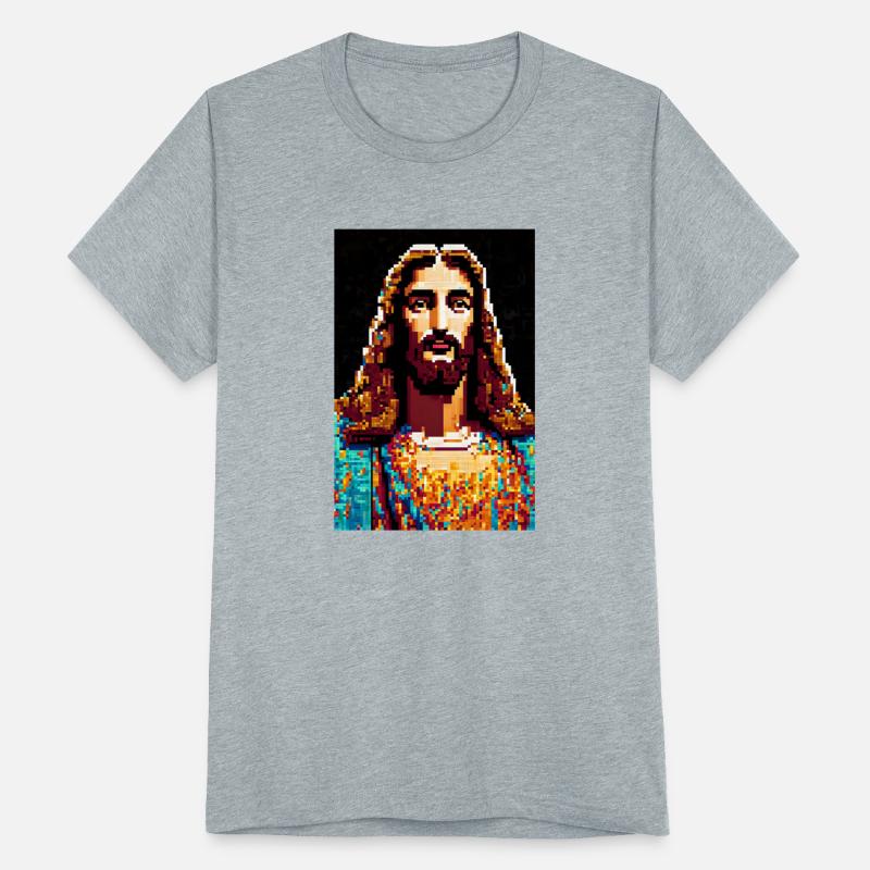 Pixelated Jesus Christ