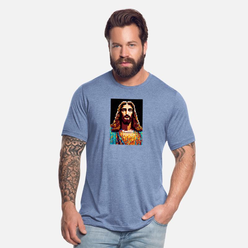 Pixelated Jesus Christ