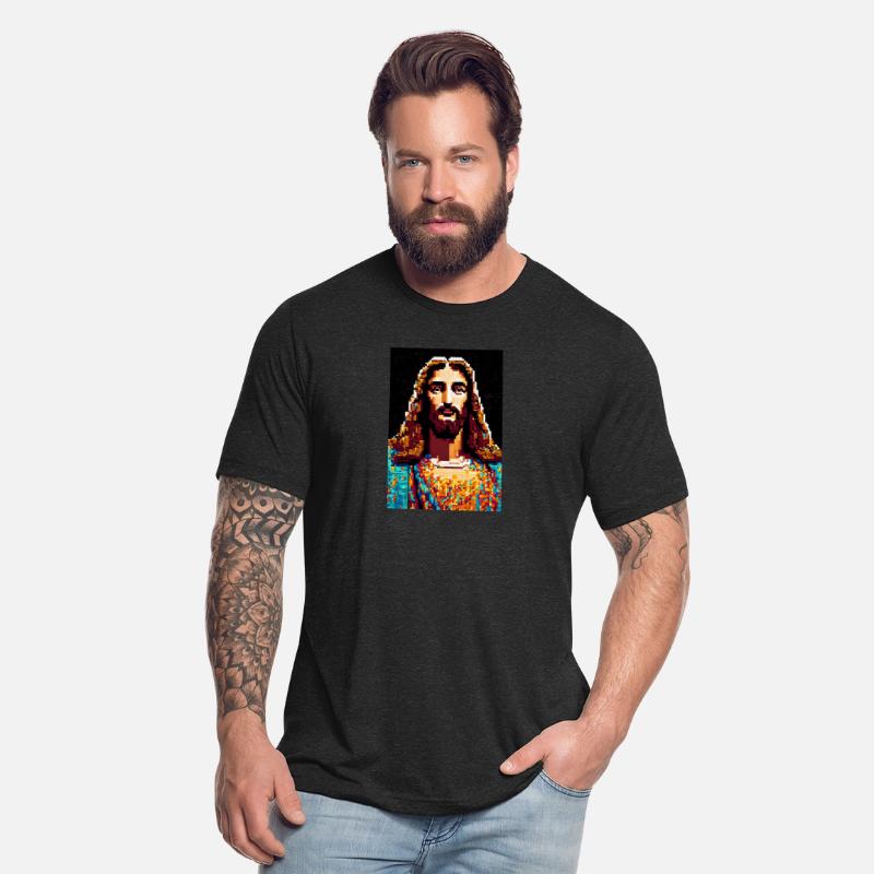 Pixelated Jesus Christ