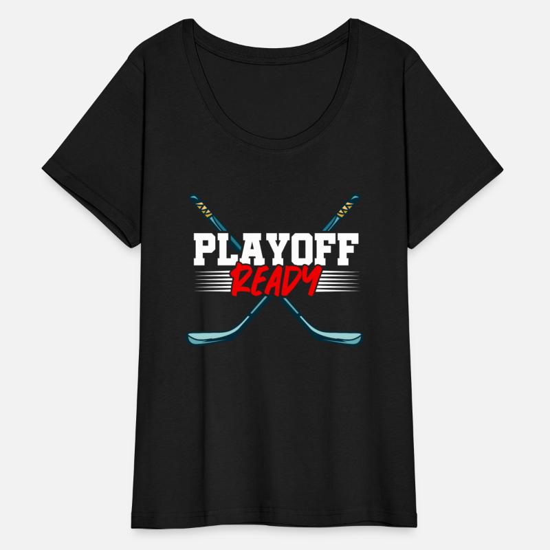 Playoff Ready Hockey Stick Sports Player Ice